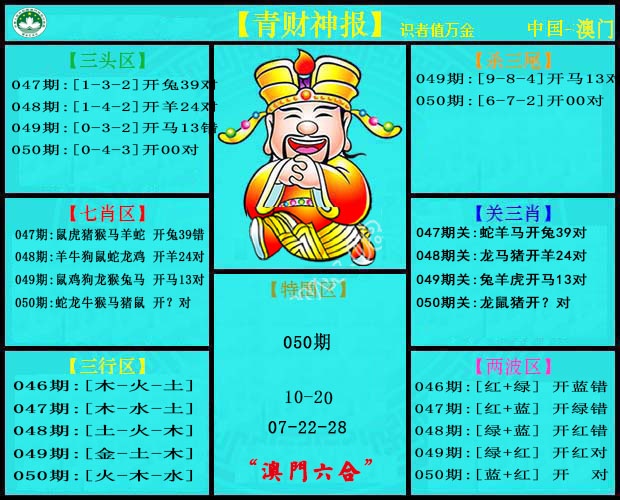 050期青财神[图]