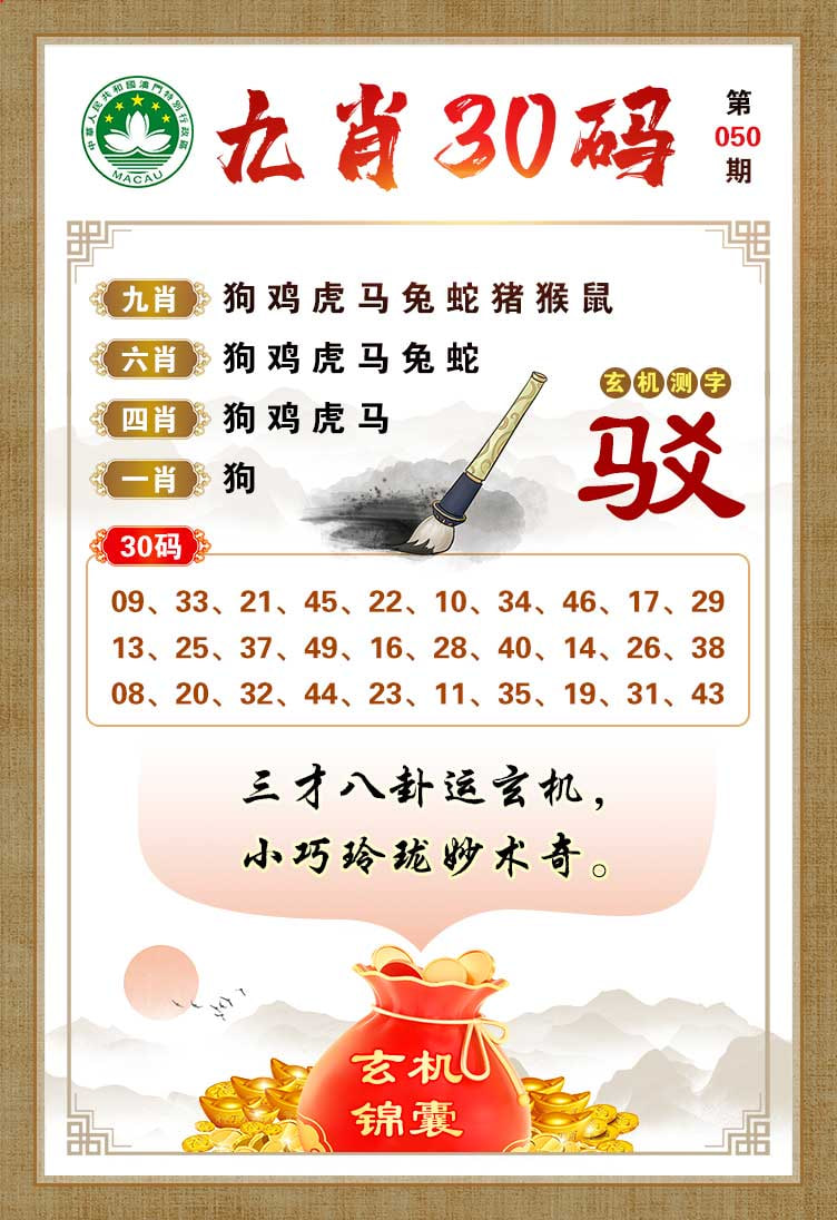 050期九肖30码[图]