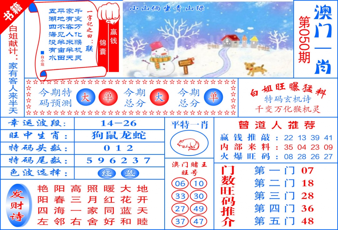 050期澳门东北虎[图]