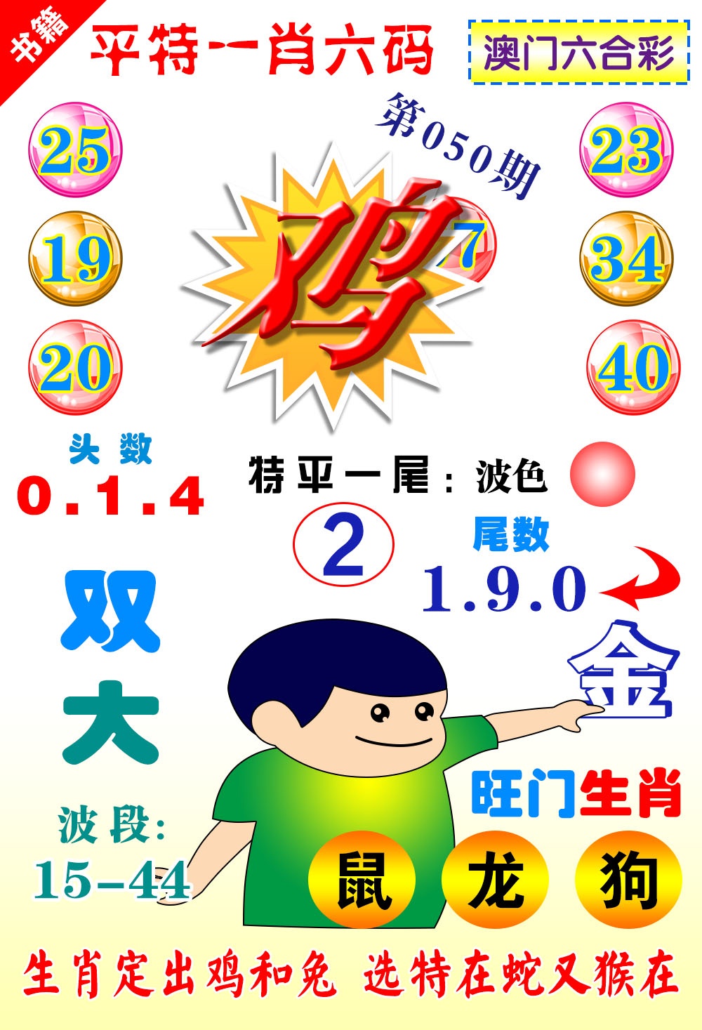 050期澳门一肖六码[图]