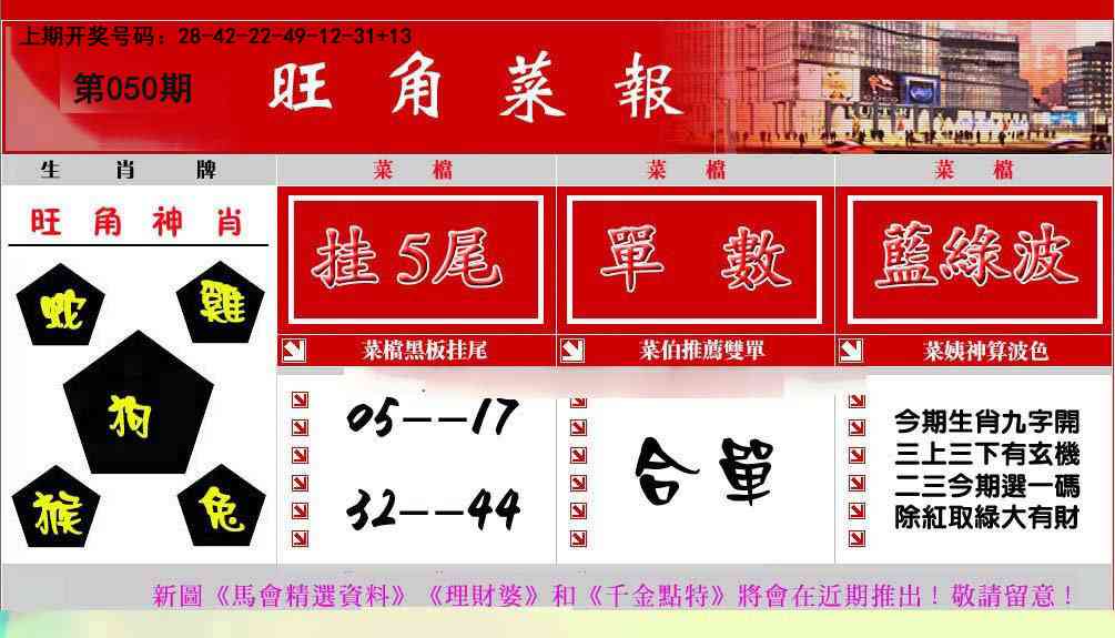 050期旺角菜报[图]