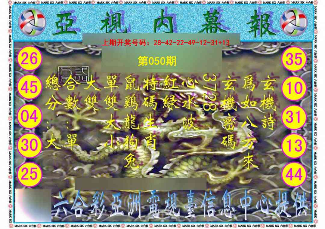 050期亚视内幕报[图]