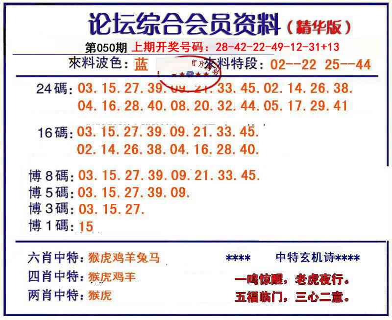 050期综合会员资料[图]