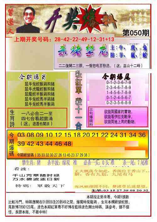 050期开奖爆料(新图推荐)[图]