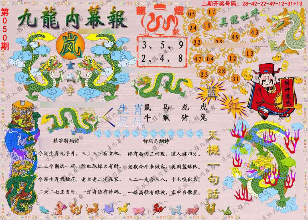 050期正版九龙内幕报[图]