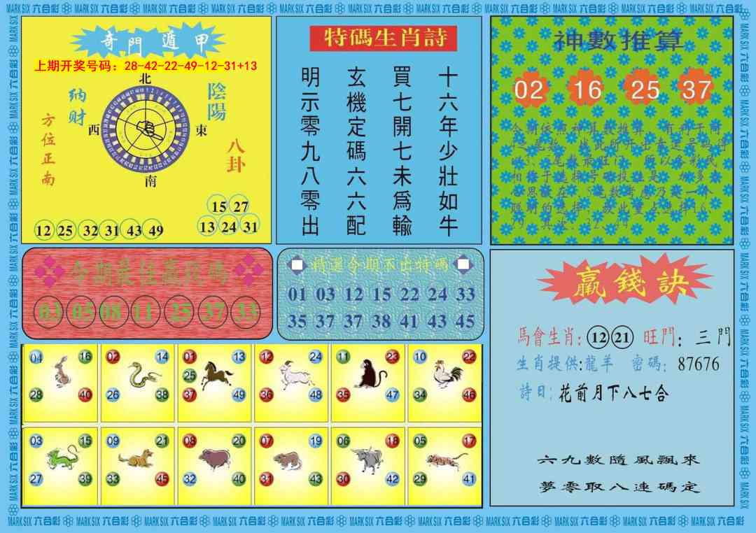 050期黄大仙灵码B[图]