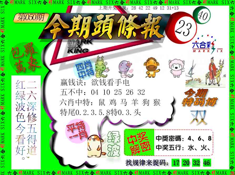 050期今期头条报[图]