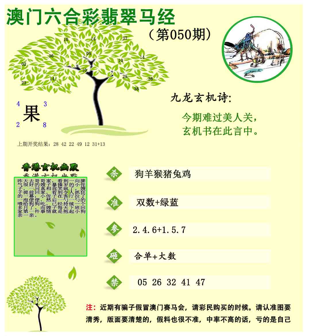 050期翡翠马经[图]